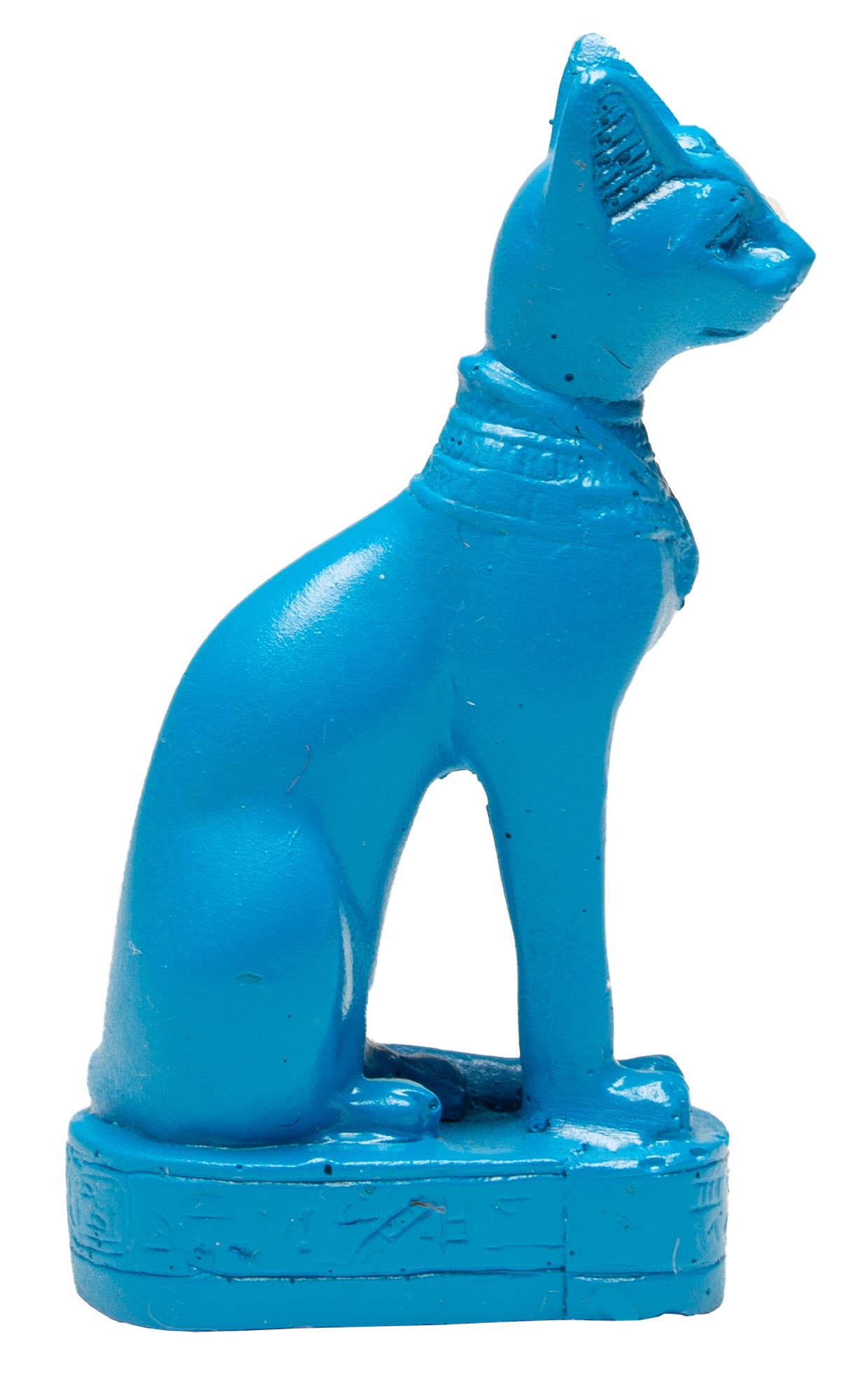 Discoveries, Inc. - Wholesale Decorative Figurine - Bastet Cat Statue Blue - Small 3" - Egyptian Goddess5