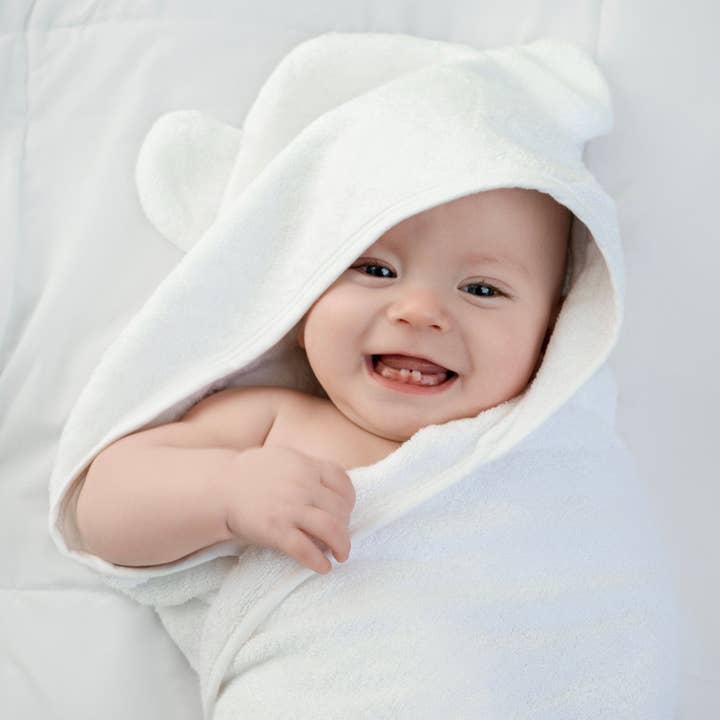 Bamboo Baby Hooded Towel BDLJ for wholesale by Jammie Session formerly Big Dreams Little Jammies