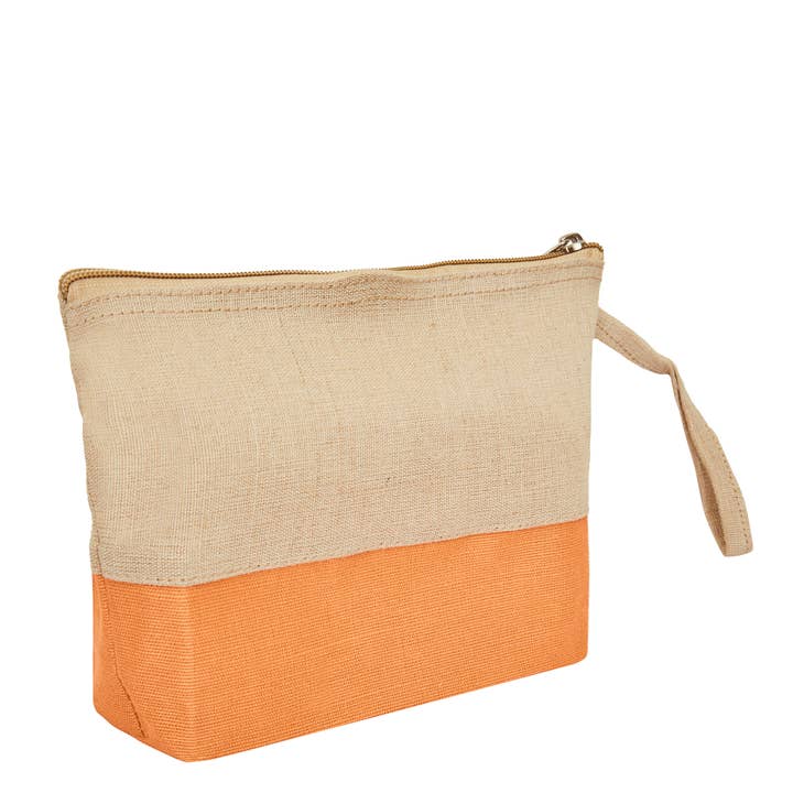 ecojutebags - Wholesale Make-up/cosmetic bag - Jute Zipper Pouches – Pack of 4 Travel Cosmetic Makeup Bags21