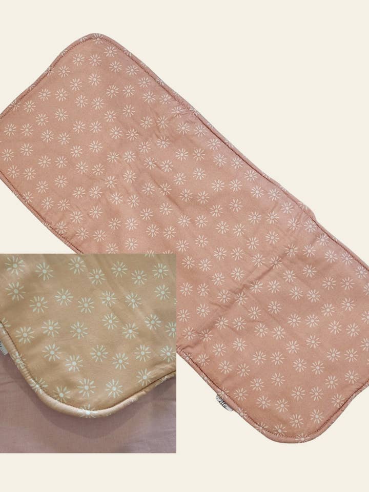 Universal Pram Bassinet Liner - Pink flower for wholesale by little miss ellie