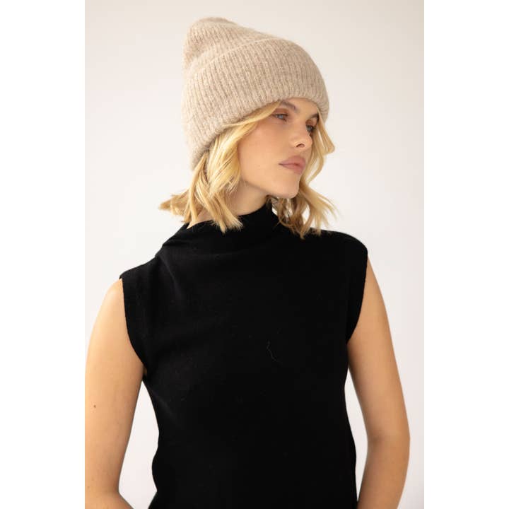 Arctic Fox & Co. - North America - Wholesale Beanie - Women's - The Alpaca Beanie - Iced Taupe - FW255
