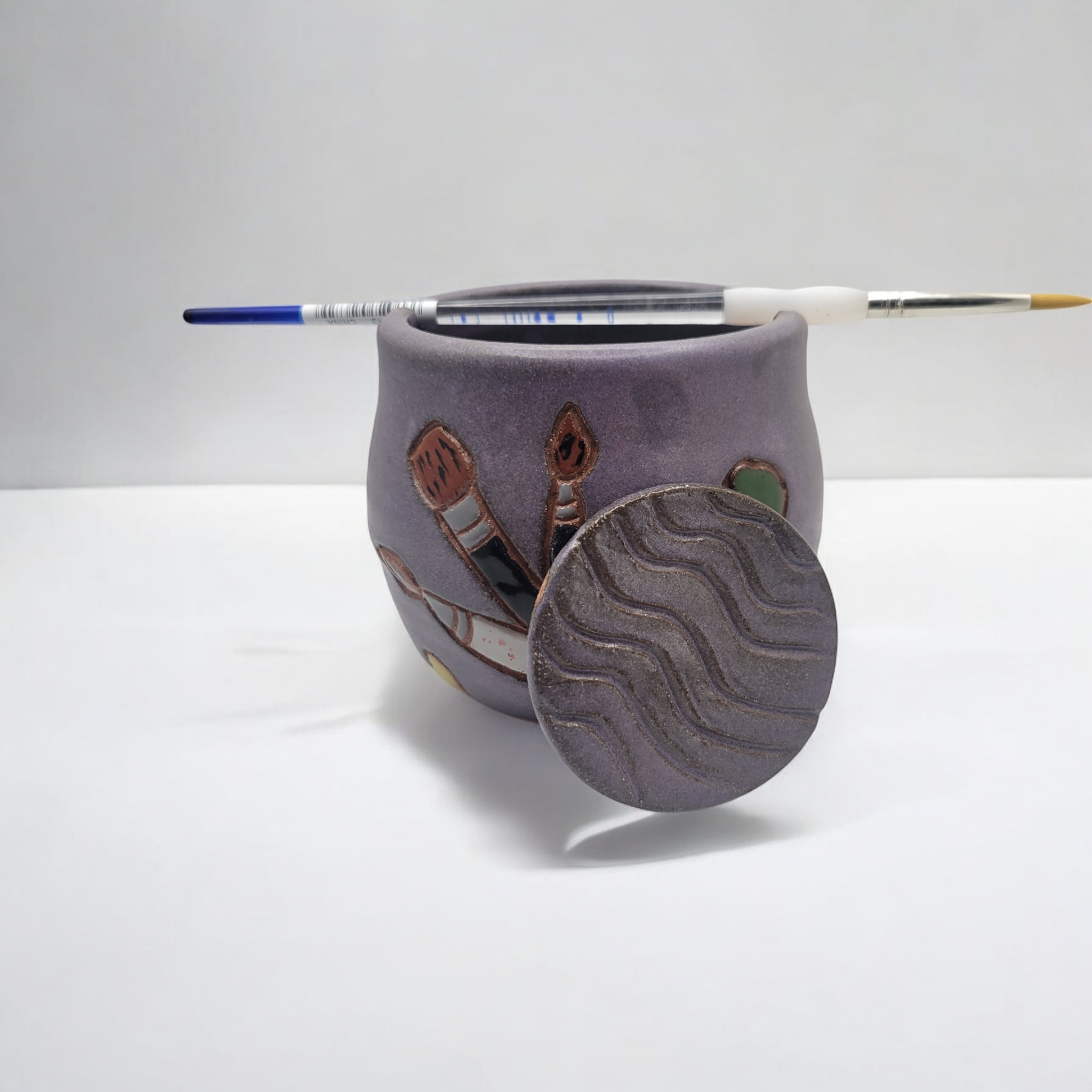 MudWorks Pottery - Wholesale Painting/Drawing - Painter's Cup2