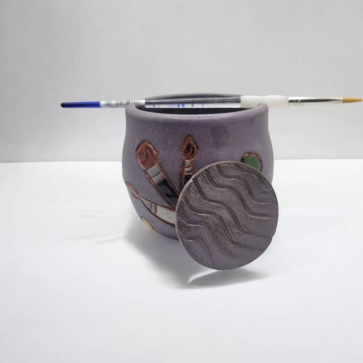 MudWorks Pottery - Wholesale Painting/Drawing - Painter's Cup2