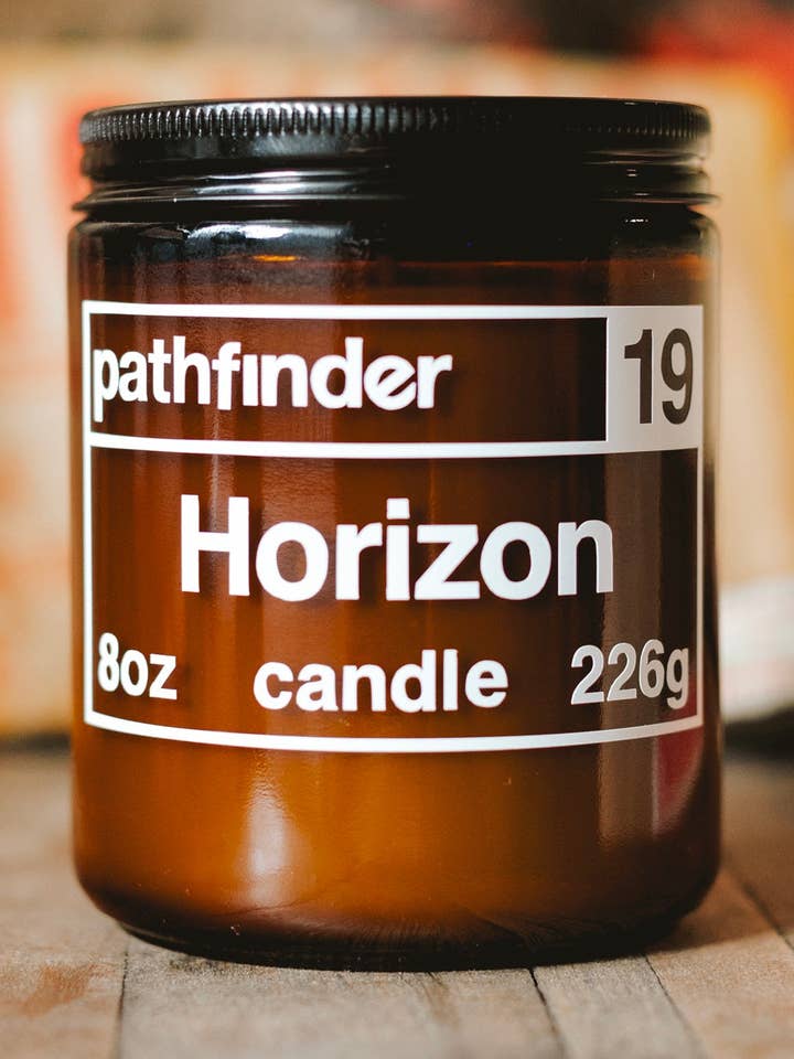 Horizon | 8oz Organic Soy Wax Candle for wholesale by Pathfinder Goods