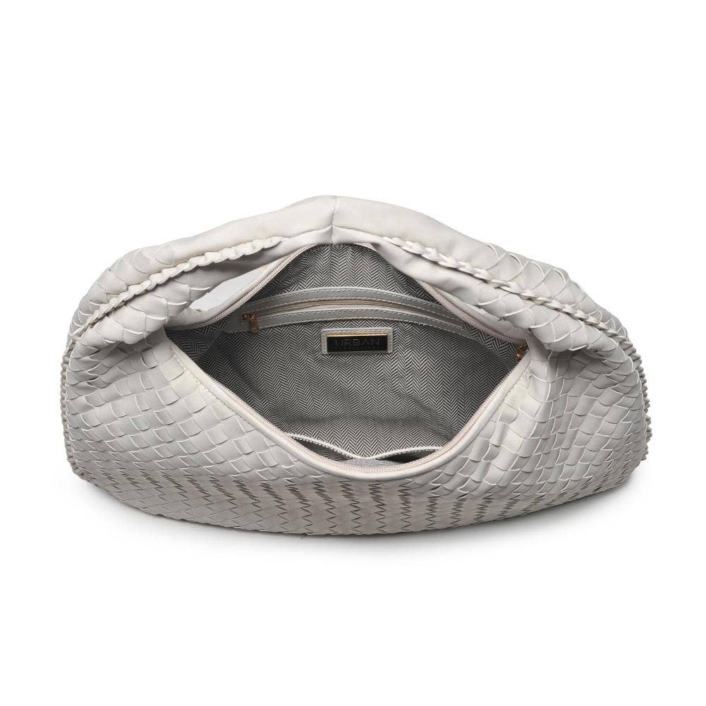 Urban Expressions – Großhandel Schultertasche – Damen – Victoria Hobo-Tasche mit geflochtenem Design aus veganem Leder25