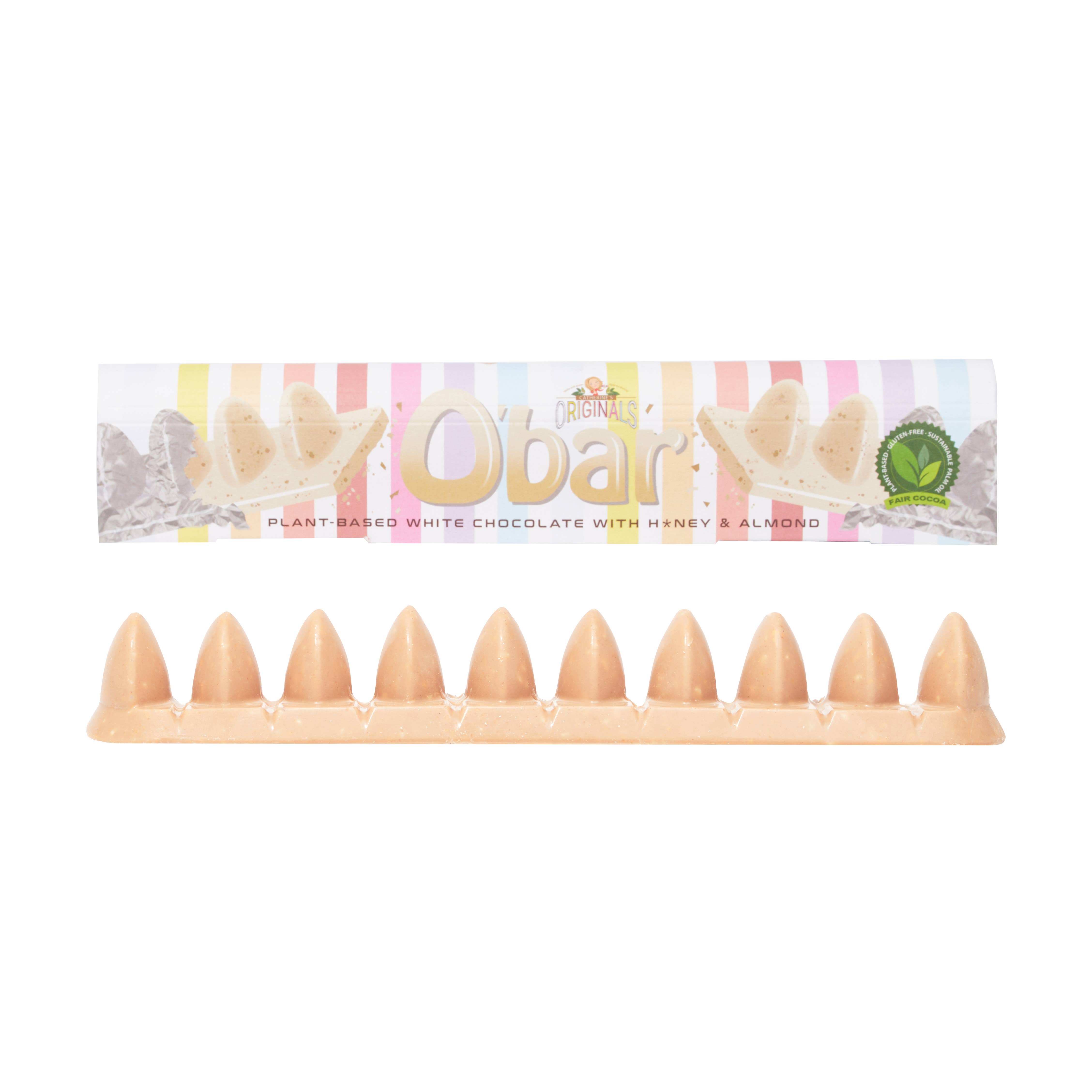 Catherine's Originals – wholesale Chocolate bar –  White O'bar Vegan Chocolate Bar | Catherine's Originals 1