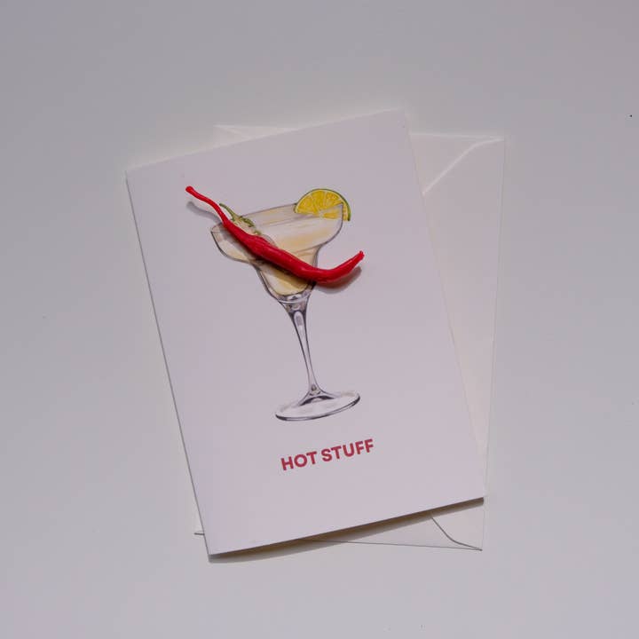 Cocktail Birthday candle card for wholesale by Hormscent