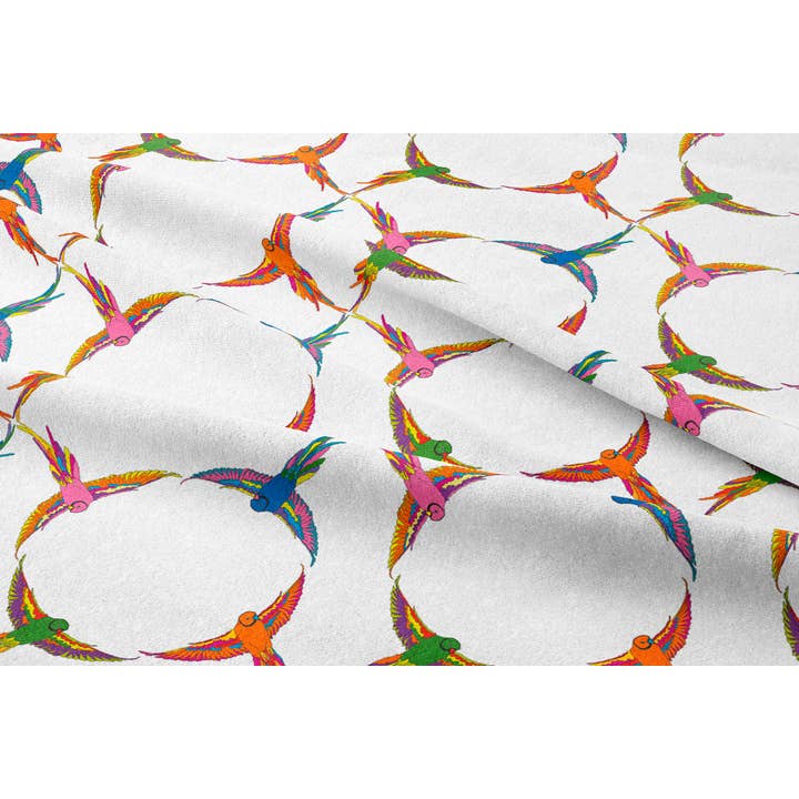 Stoff aus der Kollektion Loros Circolo für den Großhandel von Tessa Fernández-Durán Thiebaut