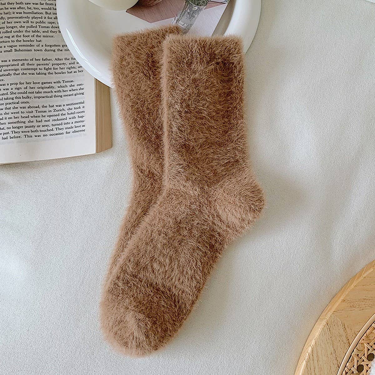 ACCITY - Wholesale Socks - Women's - Cozy Mink Fleece Warm Socks Women Winter Thick_CWMS0301913