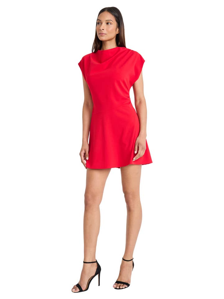 Maggy London Group - Wholesale Dress - Women's - COWL NECK MINI DRESS8