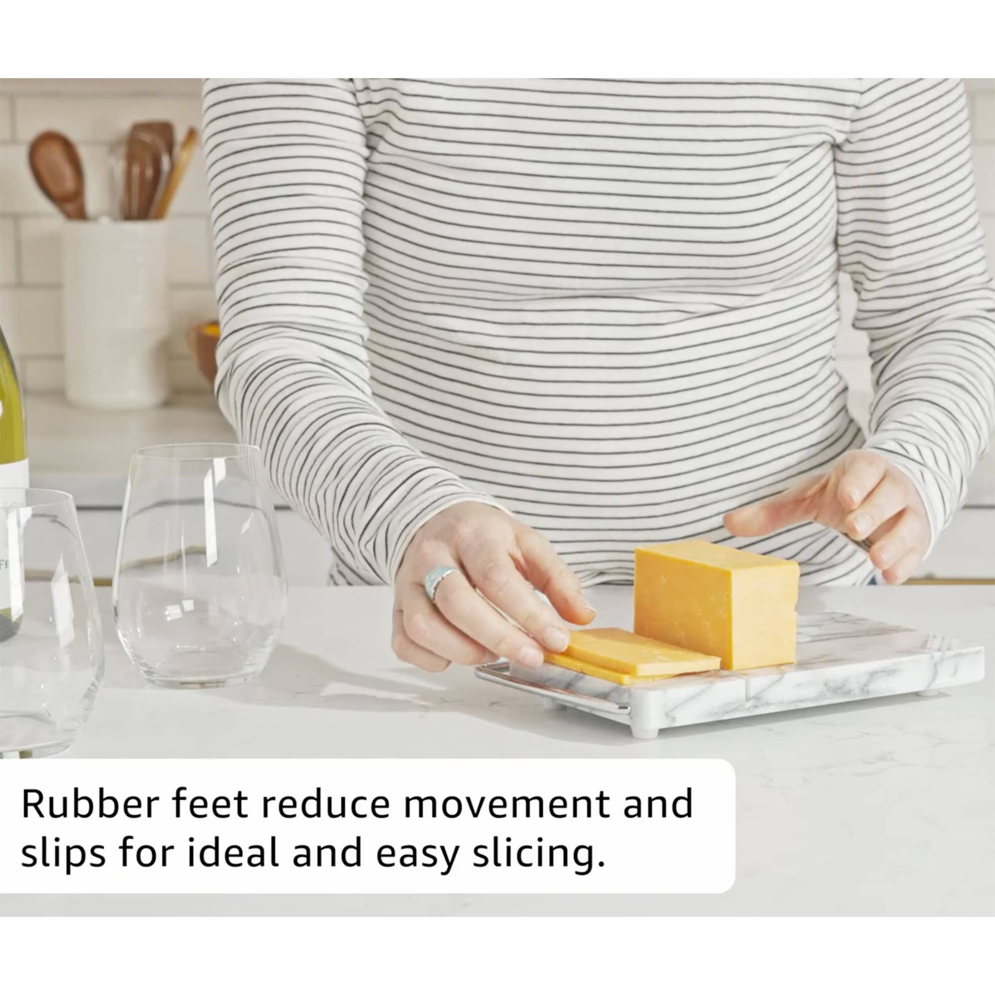 Fox Run Brands - Wholesale Cheese Spreader - Fox Run Marble Cheese Slicer, 2 Replacement Wires, 8" x 5"11