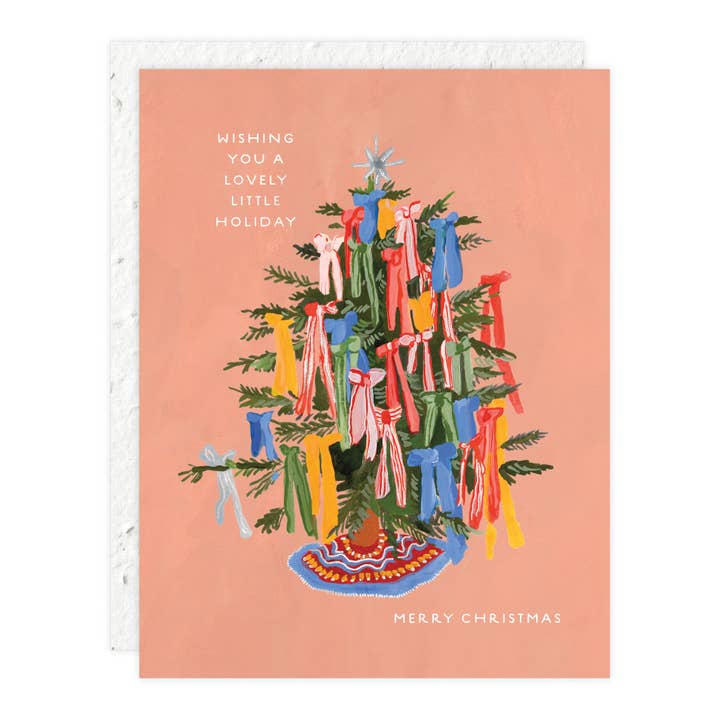 Christmas Bows - Holiday Card for wholesale by Seedlings
