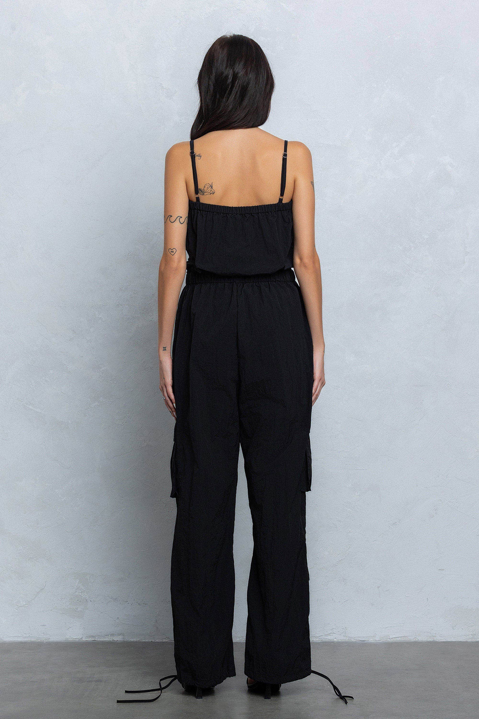 No Vacancy - Wholesale Jumpsuit - Women's - Tube top parachute cargo jumpsuit2