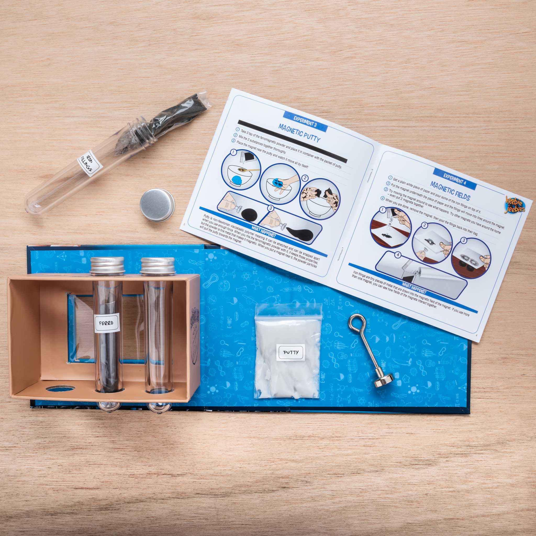 Heebie Jeebies USA - Wholesale Toy Set - Kids - Ferro Fluid Lab Magnetic Chemestry3