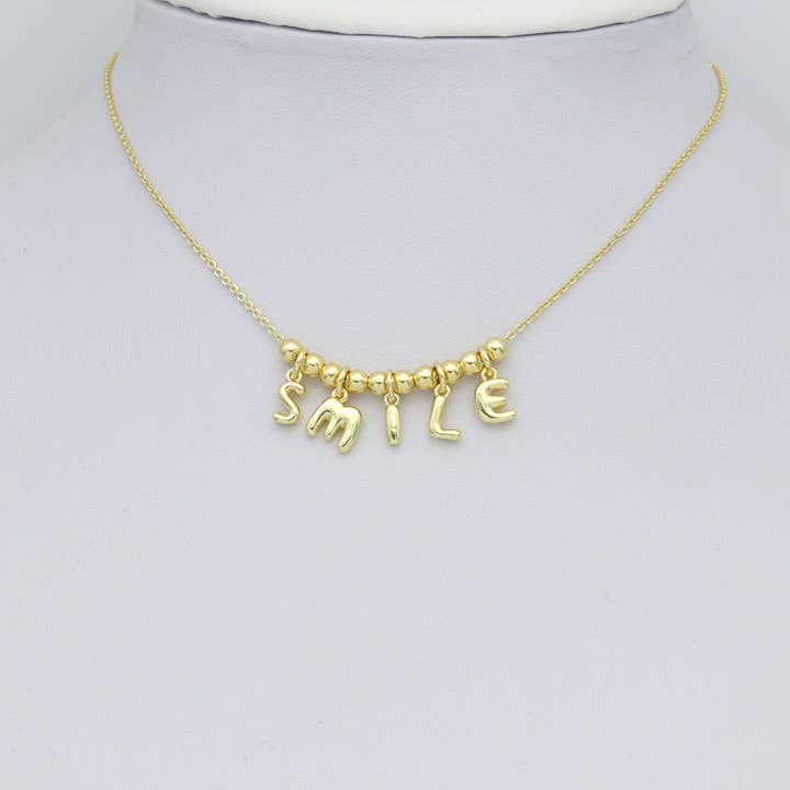 BestBeads&Beyond - Wholesale Individual Charm/Pendant - Small Bubble Initial charm, Alphabet Initial Charm Pendant, Sku#LX8943