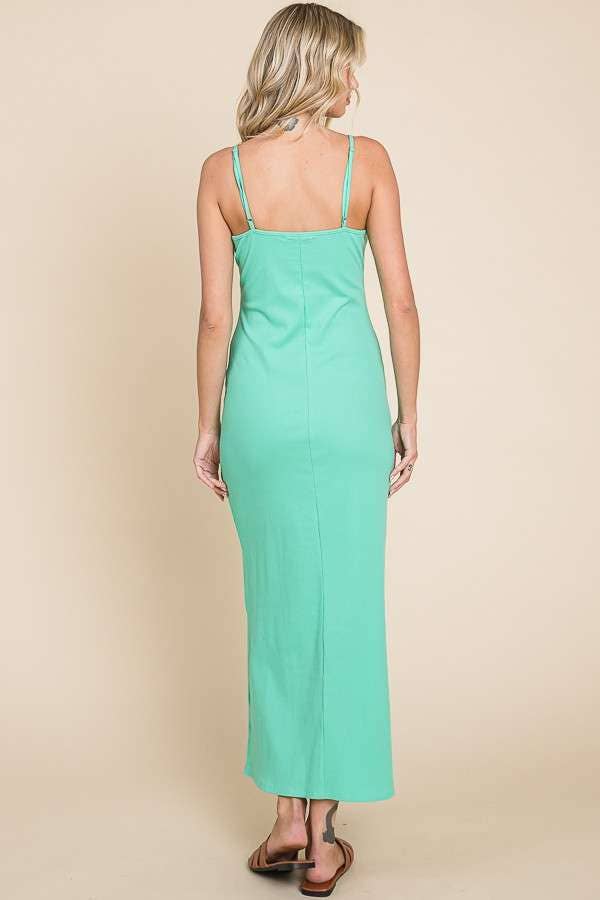 Culture Code – wholesale Dress – Women's – CRD1615 - SOLID SPAGHETTI STRAP MAXI SLIP DRESS11