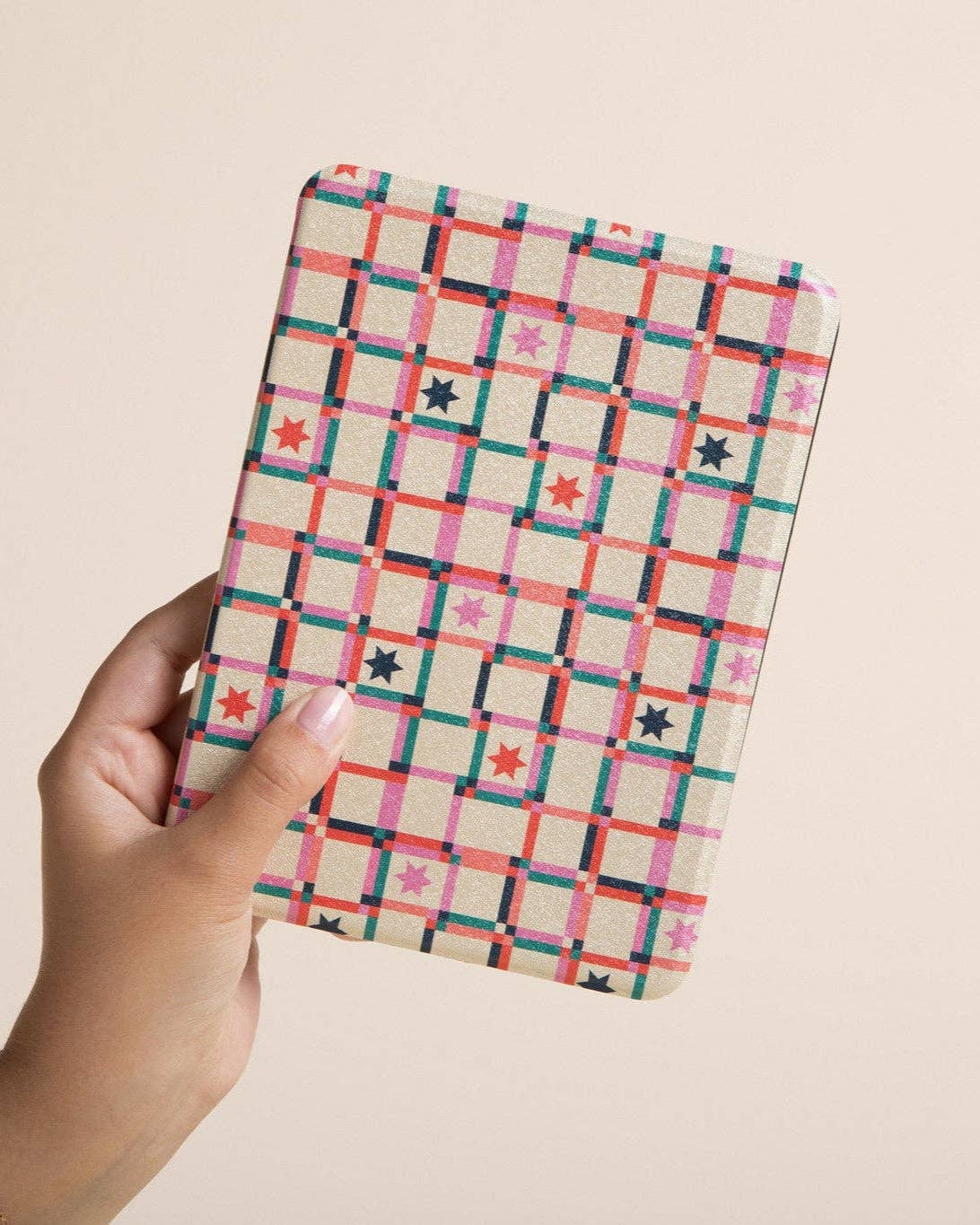 Inkwell Threads - Wholesale Book cover - Stardust Plaid Kindle Case