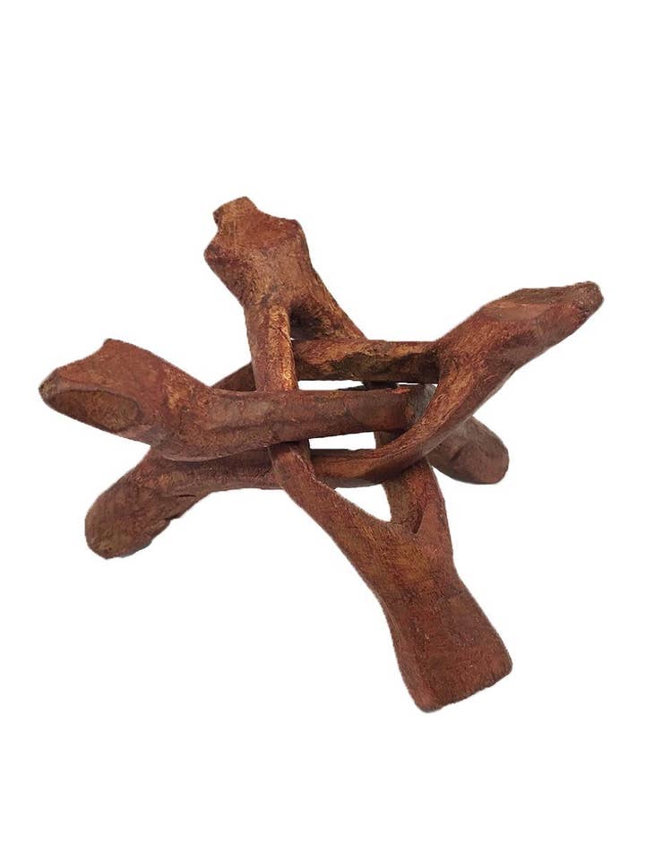 Wooden Tripod for Abalone Shell for wholesale by The Deva Shop