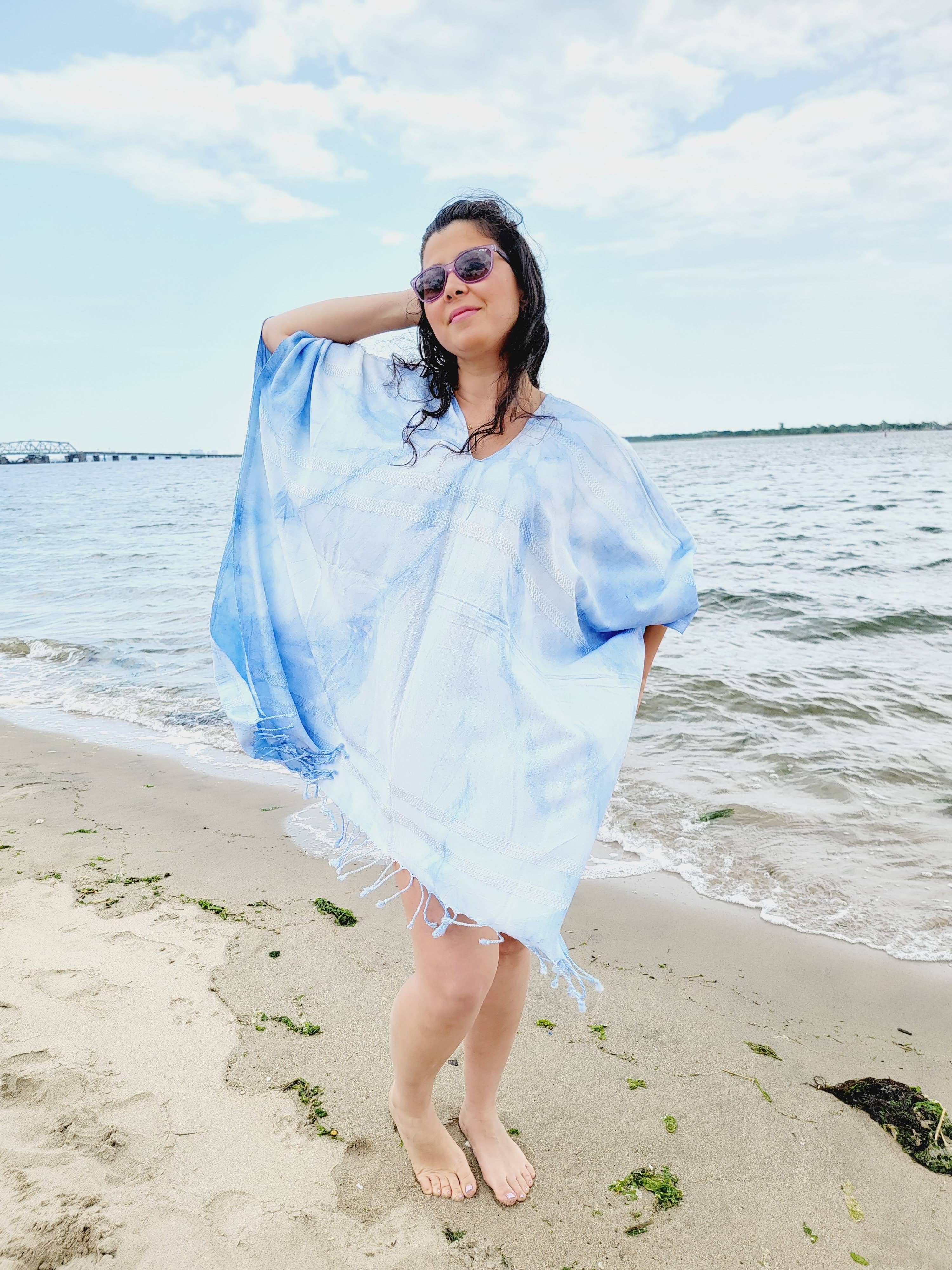 EBRU Home - Vendita all'ingrosso Copricostume - Donna - Telo da spiaggia, abito da spiaggia, copertura leggera fatta a mano1