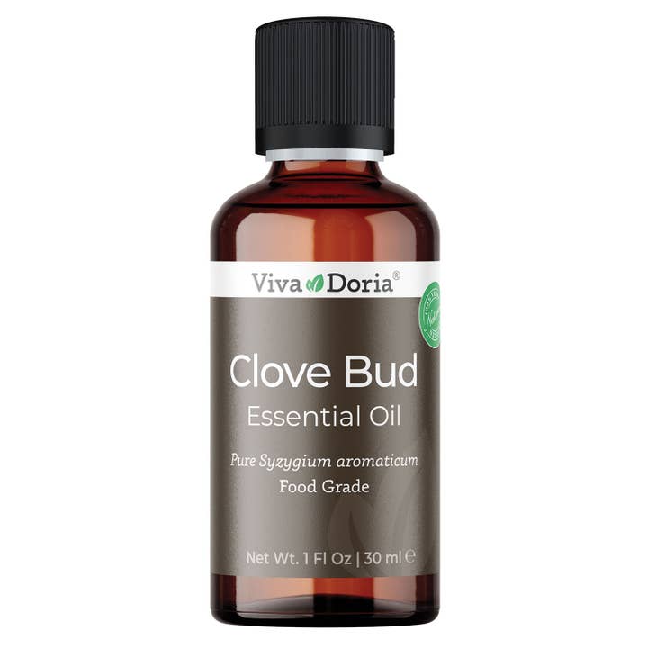 Clove Bud Essential Oil, Food Grade, 30 mL (1 Fluid Ounce) for wholesale by VIVA DORIA INC.