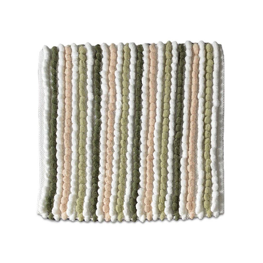 Allure Bath Fashions - Wholesale Bath Mat - Striped Chunky Bobble Shower Mat - Luxury Square Bath Mat6