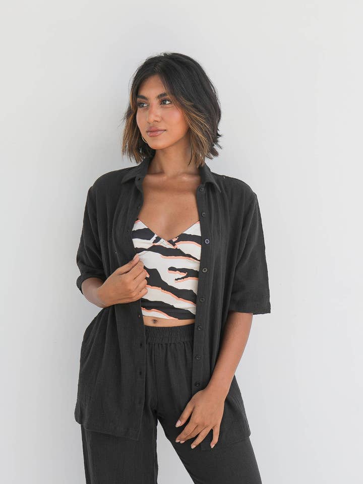 Coco Oversized Shirt for wholesale by INDE MUSE