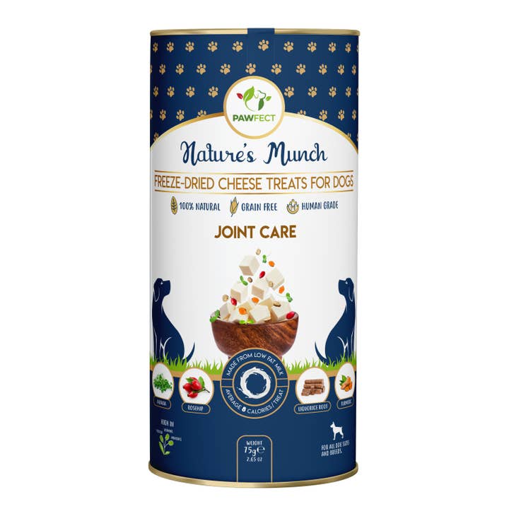 Finest Petfoods - Vente Friandises – chien - FRIANDISES LYOPHILISÉES FONCTIONNELLES Pawfect Soin des articulations 75 gr.
