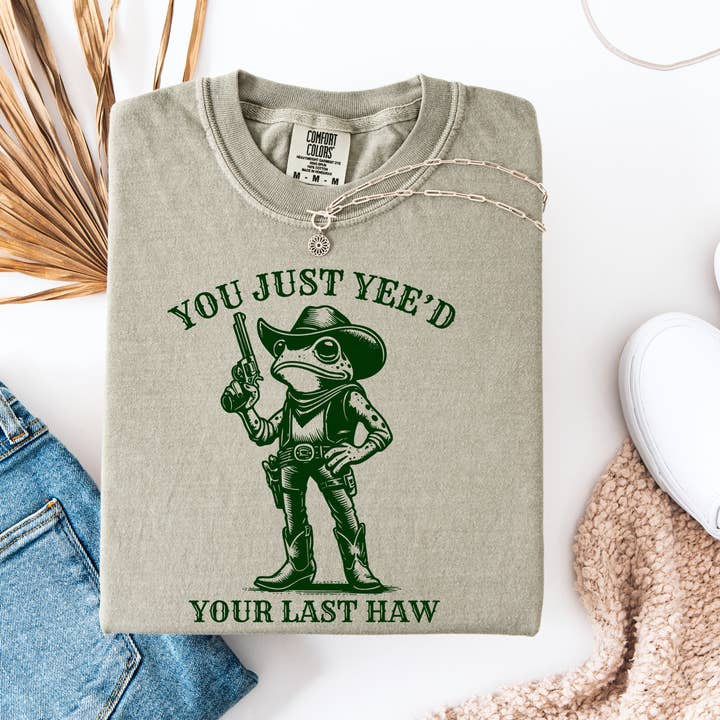 Yee'd Your Last Haw Frog Graphic Tee for wholesale by Festivitees