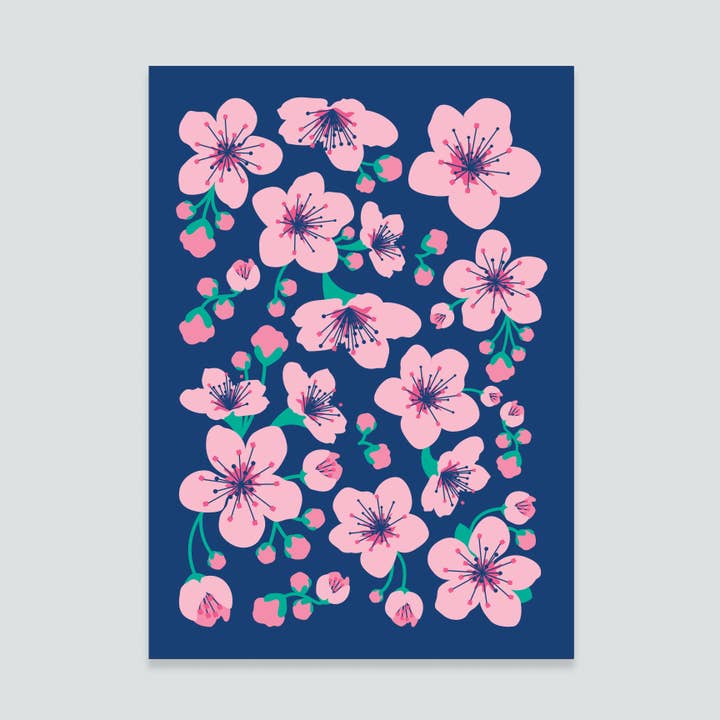 Cherry Blossoms Postcard for wholesale by Ale inspired