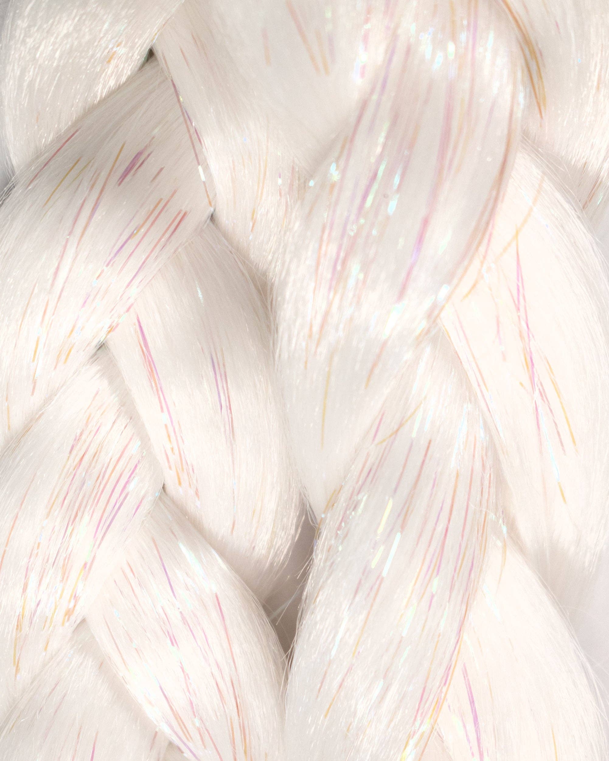 Lunautics - Vente Extensions de cheveux - Blanca - Extension de cheveux blancs avec guirlandes3