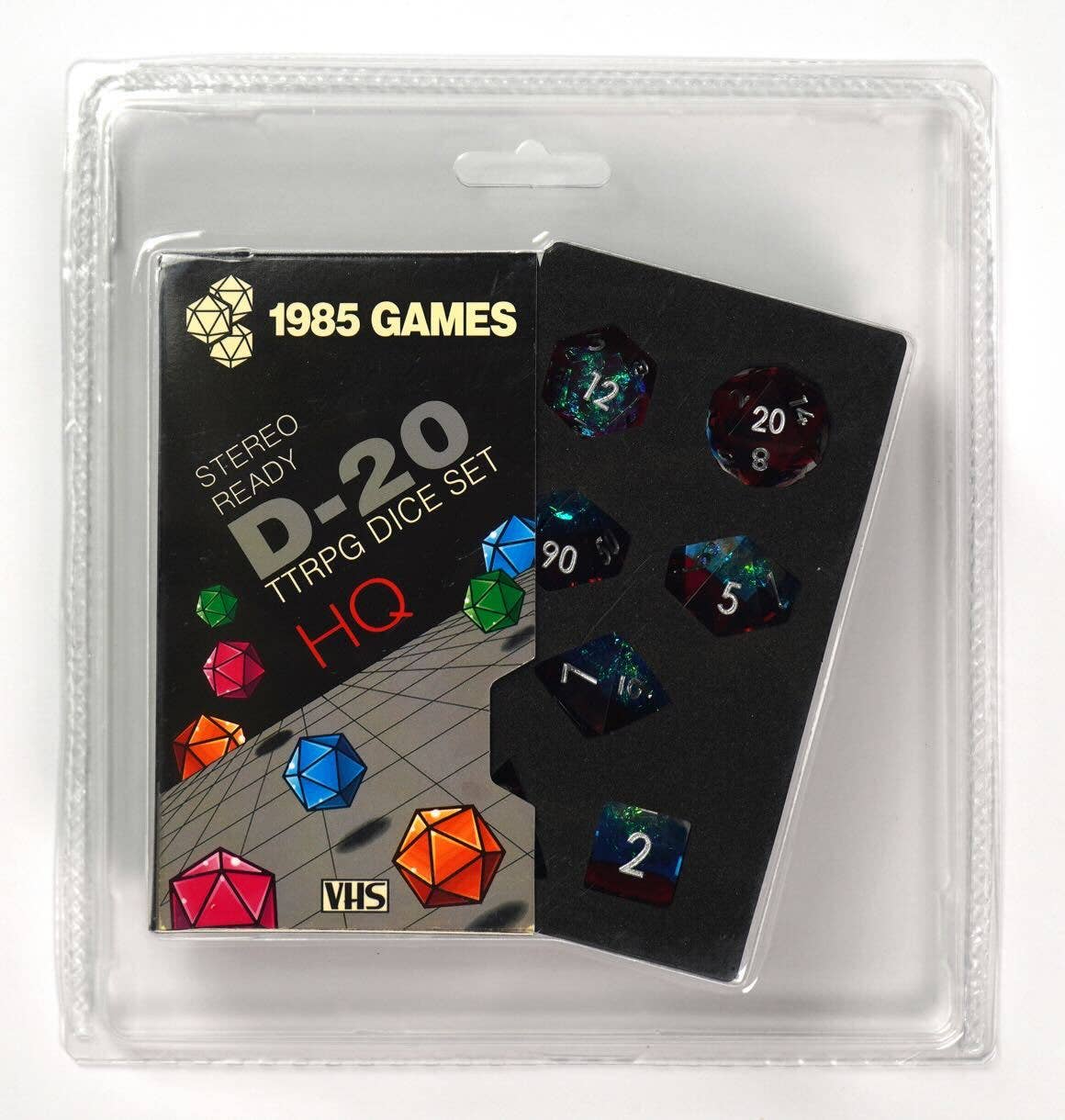 1985 Games - Wholesale Dobbelstenen - VHS Dice - Plasmic Punch