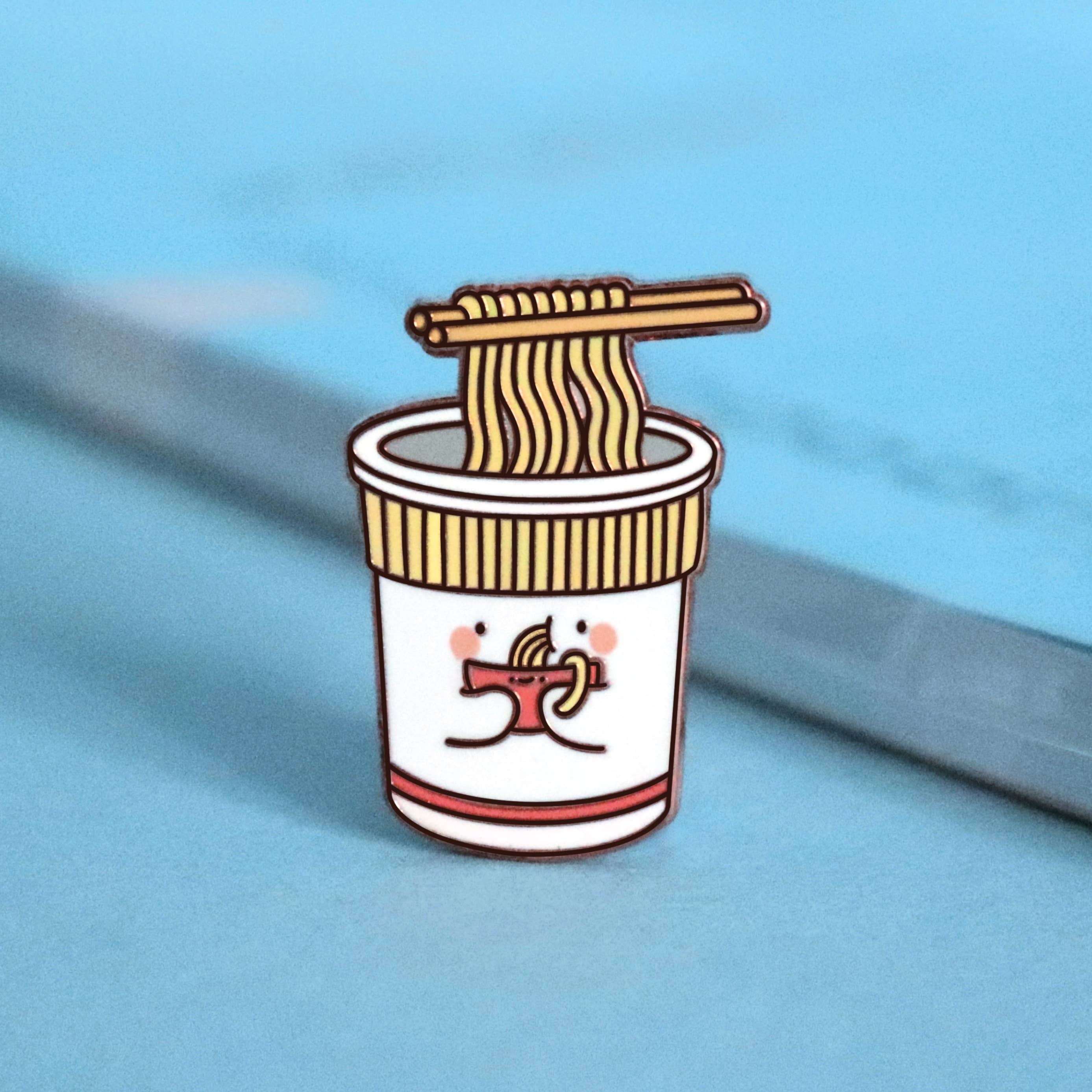 Toastedink - Wholesale Lapel Pin/Button - Cup Noodles Enamel Pin0