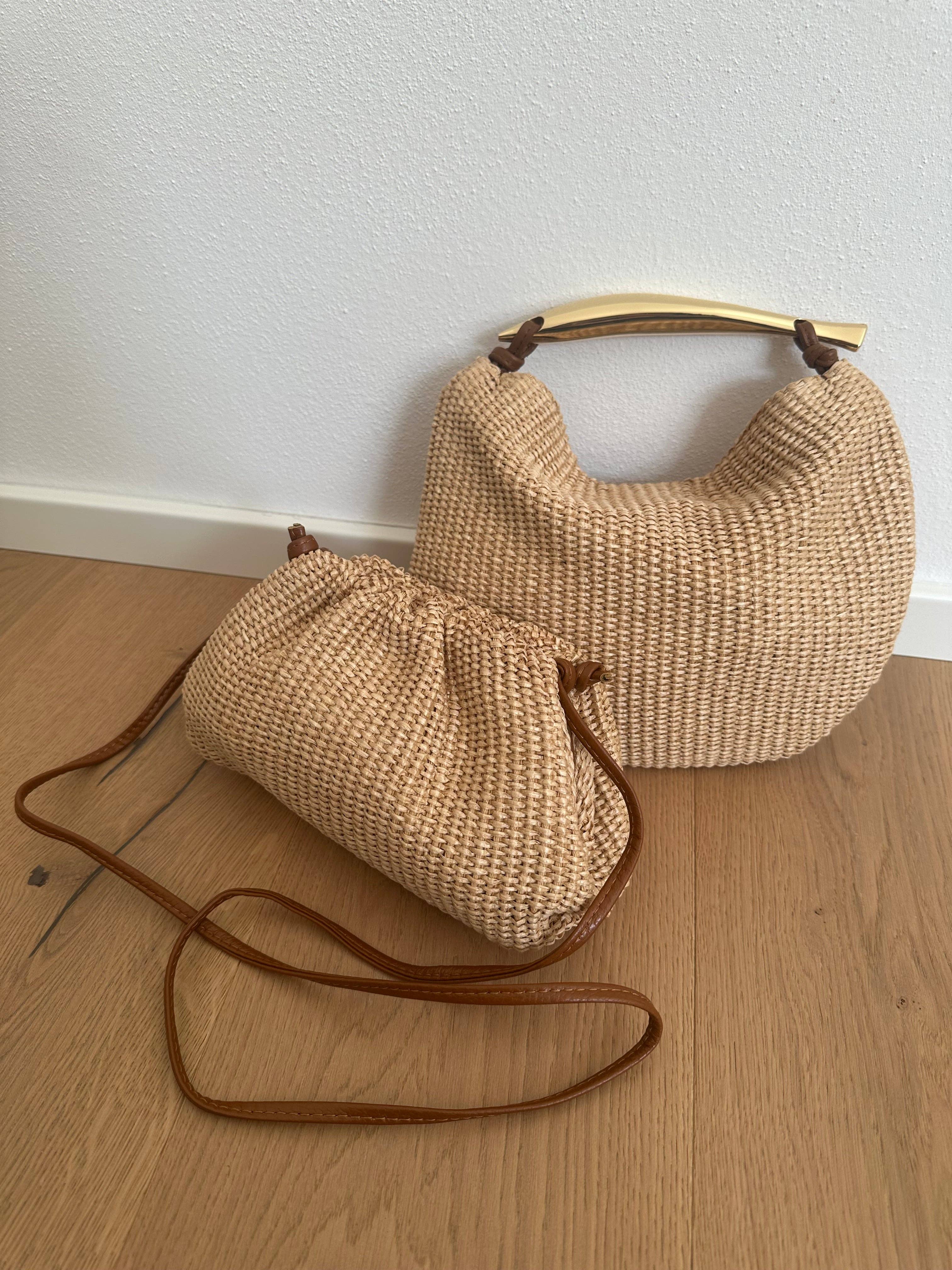 Zhade - Wholesale Top Handle Bag - Women's - TWINS raffia2