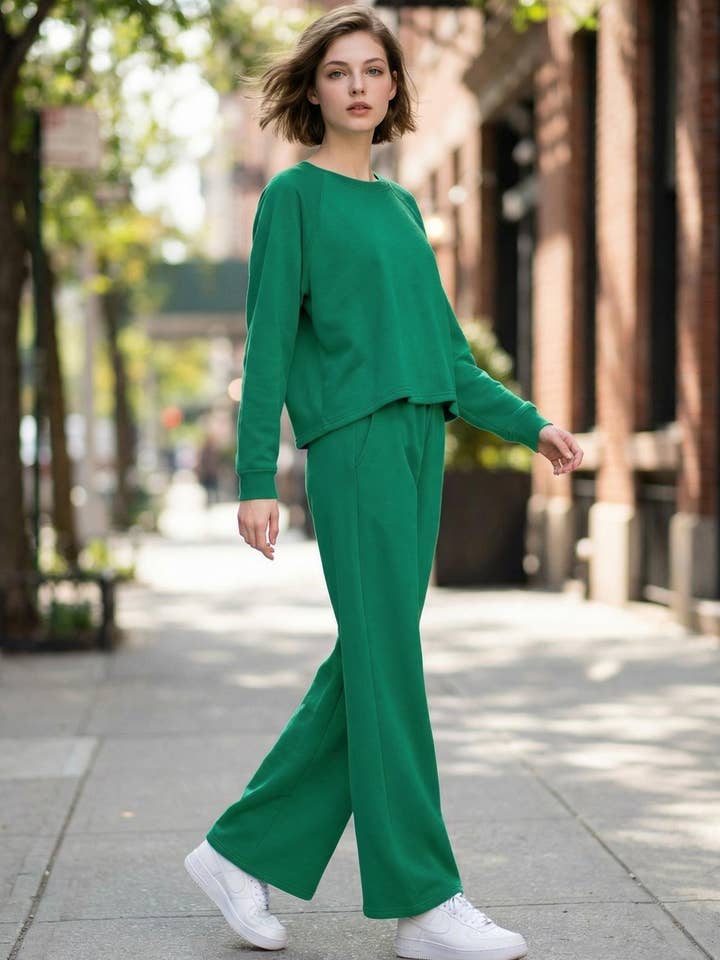 Fleece Pullover & Pants Set for wholesale by 42POPS