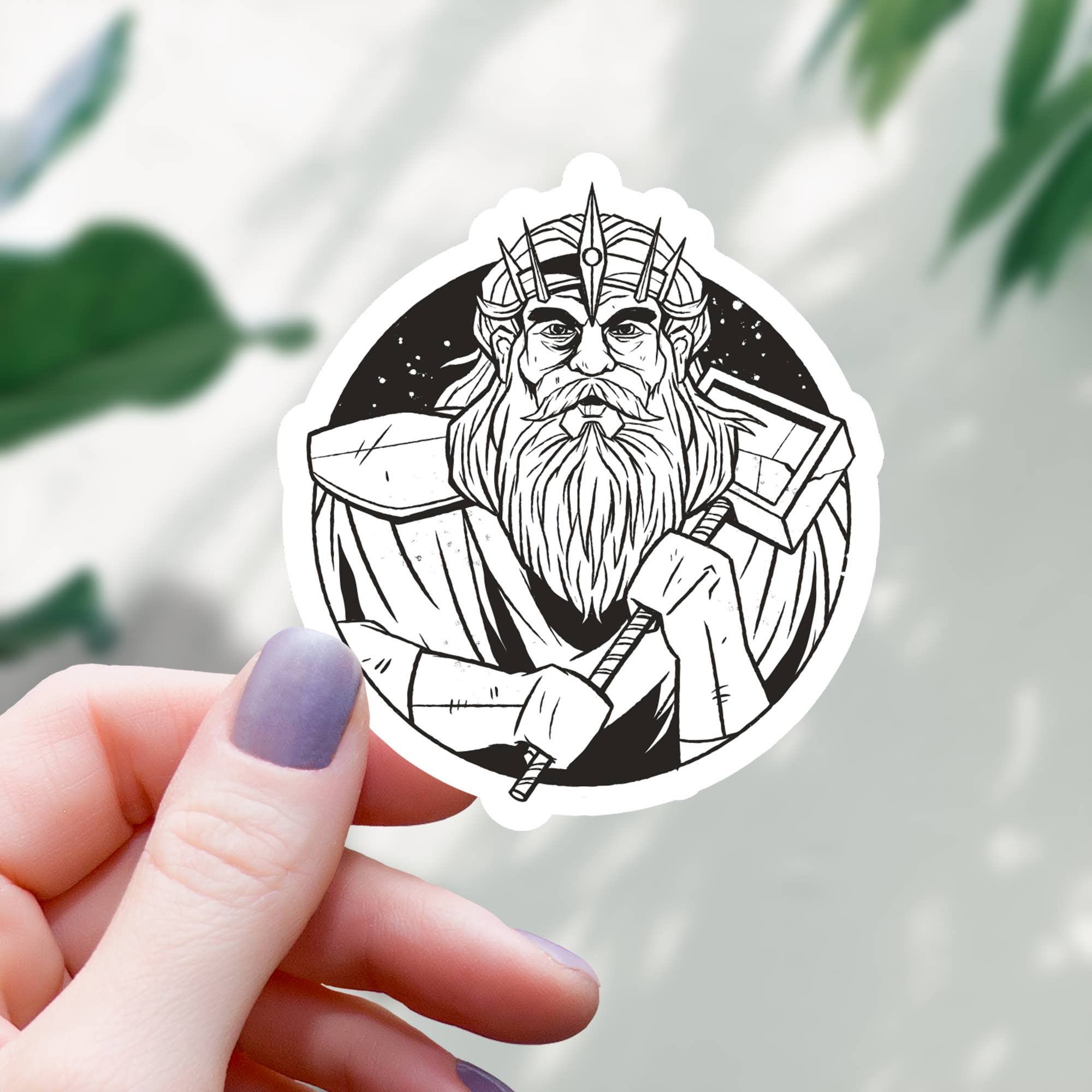 Mimic Gaming Co - Wholesale Sticker - Norse God of Thunder Sticker - 3"