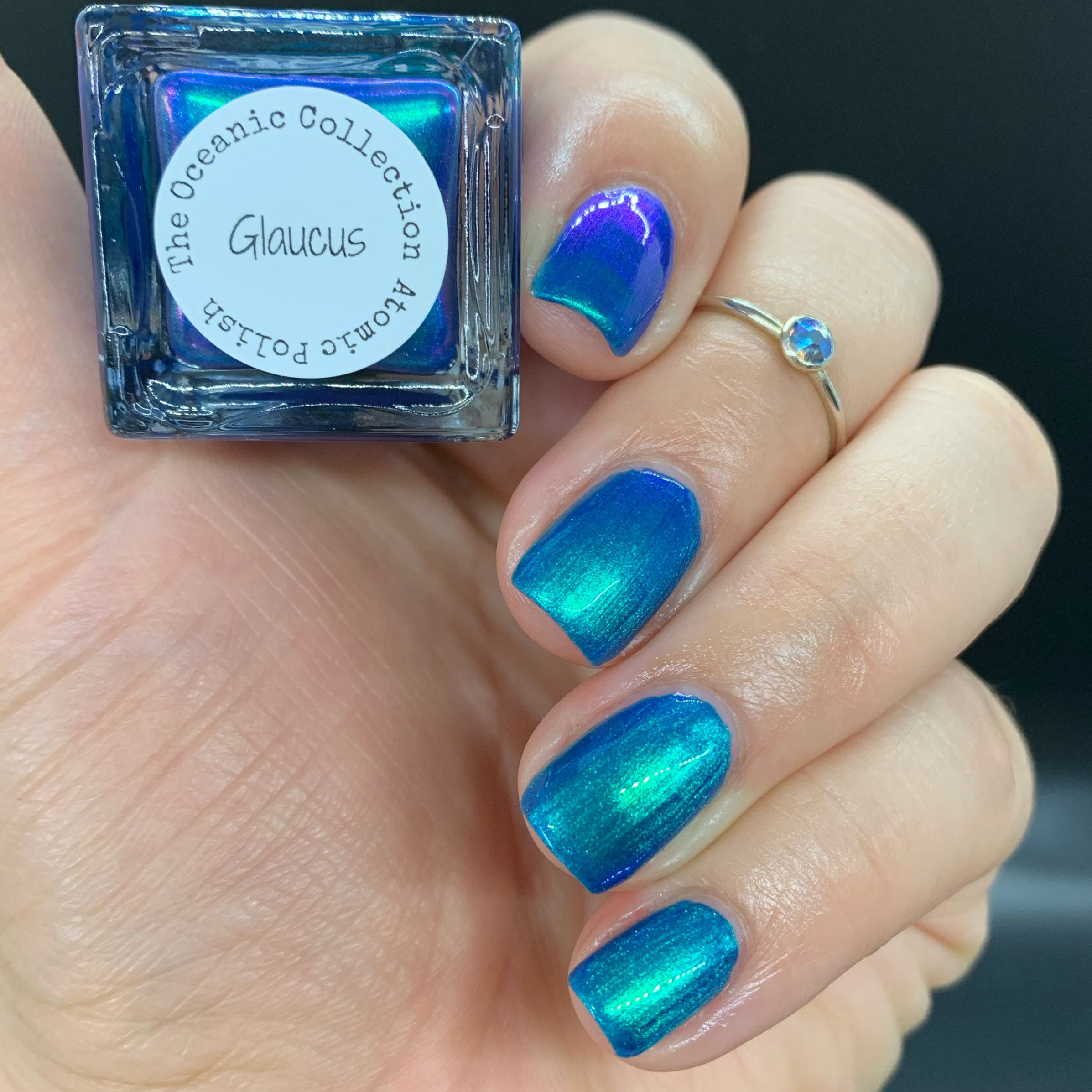 Atomic Polish – Großhandel Nagellacke – Glaucus Royalblau Farbwechselnder Nagellack6