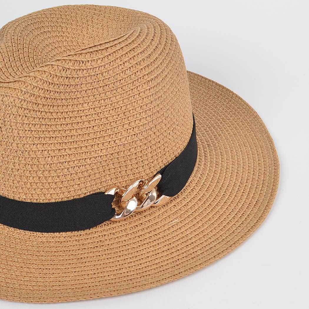 3AM BY H&D ACCESSORIES - Wholesale Straw Hat - Women's - Straw Fedora Hat2