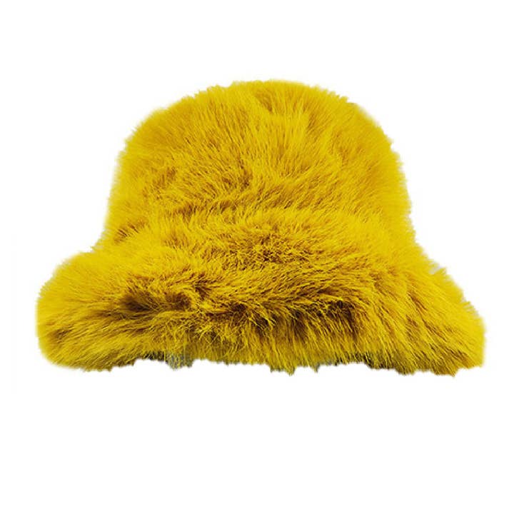 Embellish Your Life – wholesale Bucket Hat - Dam – Fuzzy fuskpäls hink hatt3