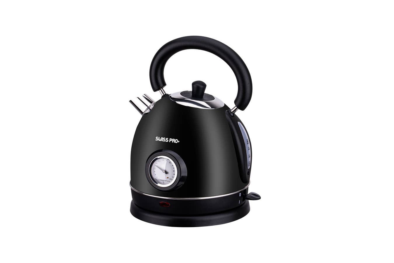 Swiss Pro+ - Vendita all'ingrosso Bollitori - Bollitore retrò 1.8L nero1