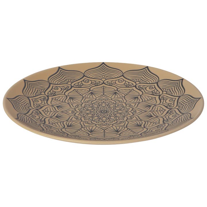 Mandala Stamped Plate 8.5 Inch for wholesale by Danica Brands