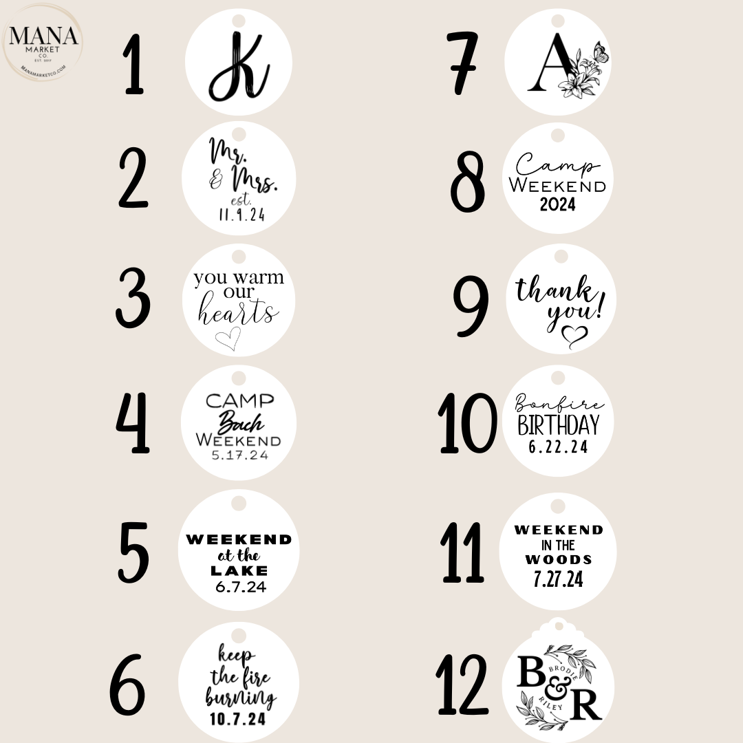 Mana Market Co. - Vente Cadeaux pour invités - Mini allume-feu Favoris & Cadeaux36