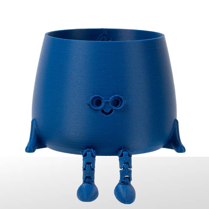 Ingadi - Wholesale Plant Pot - Happy Pot Planter Glasses - Cobalt1