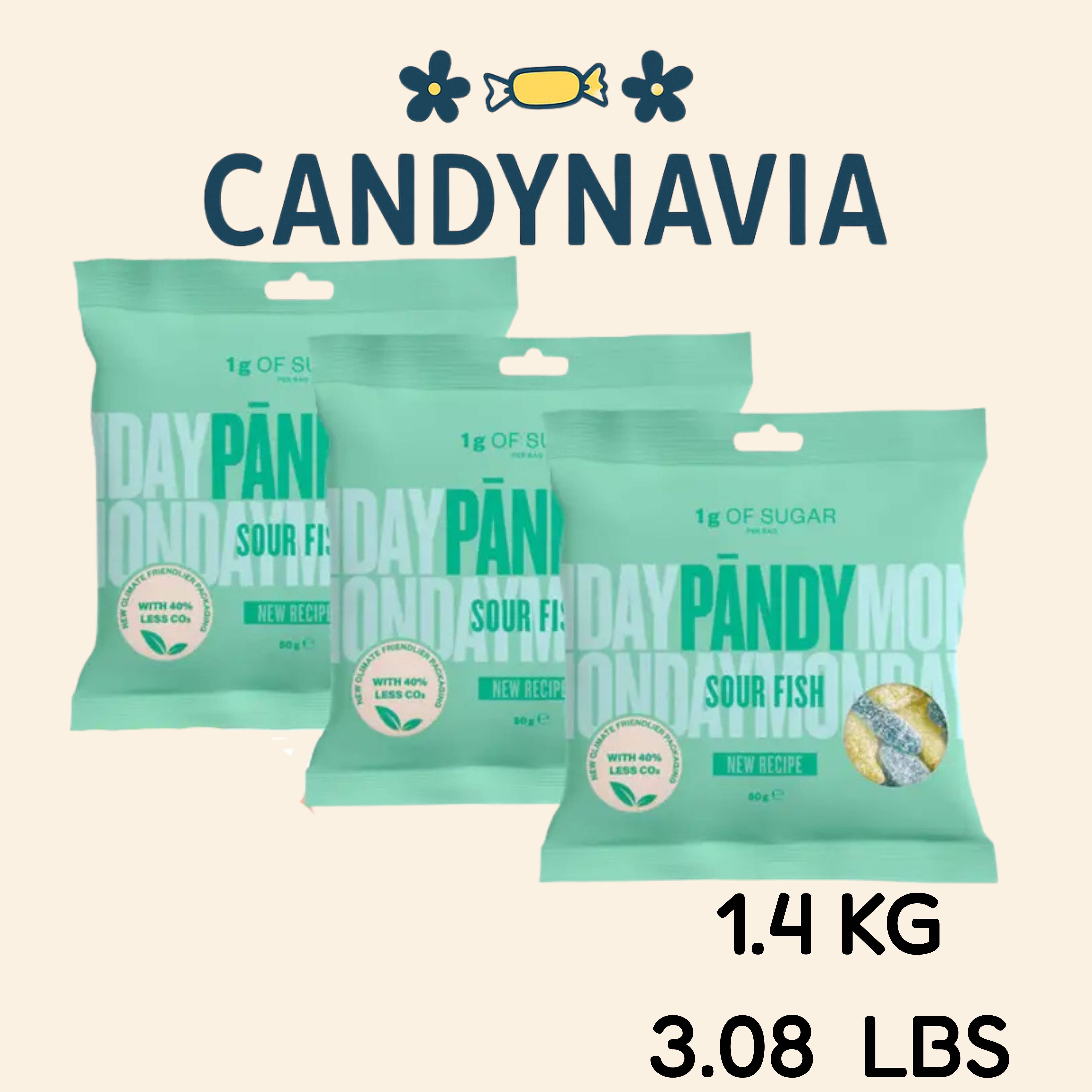 Candynavia - Wholesale Gummy - Swedish Candy - Pändy Sour Fish1