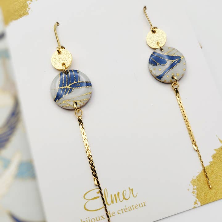 Orecchini pendenti NAO / 6 colori per la vendita all'ingrosso da parte di Elmer