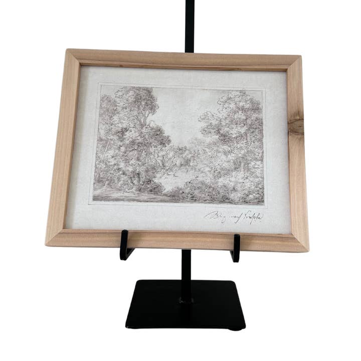 Luxe B Co – wholesale Bildram – Stativ för bildduk med dubbla armar i svart järn, 2 st8