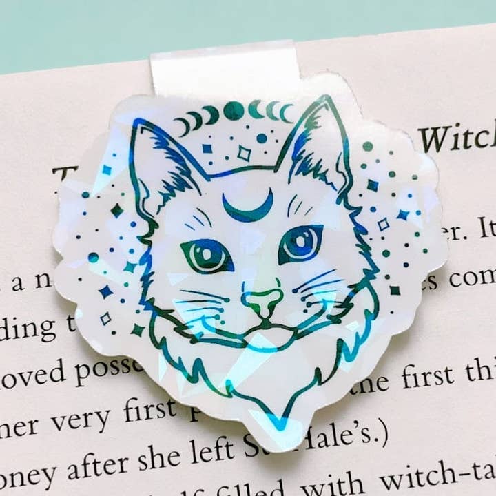 Marque-page magnétique holographique chat pour la vente par My Secret Copy