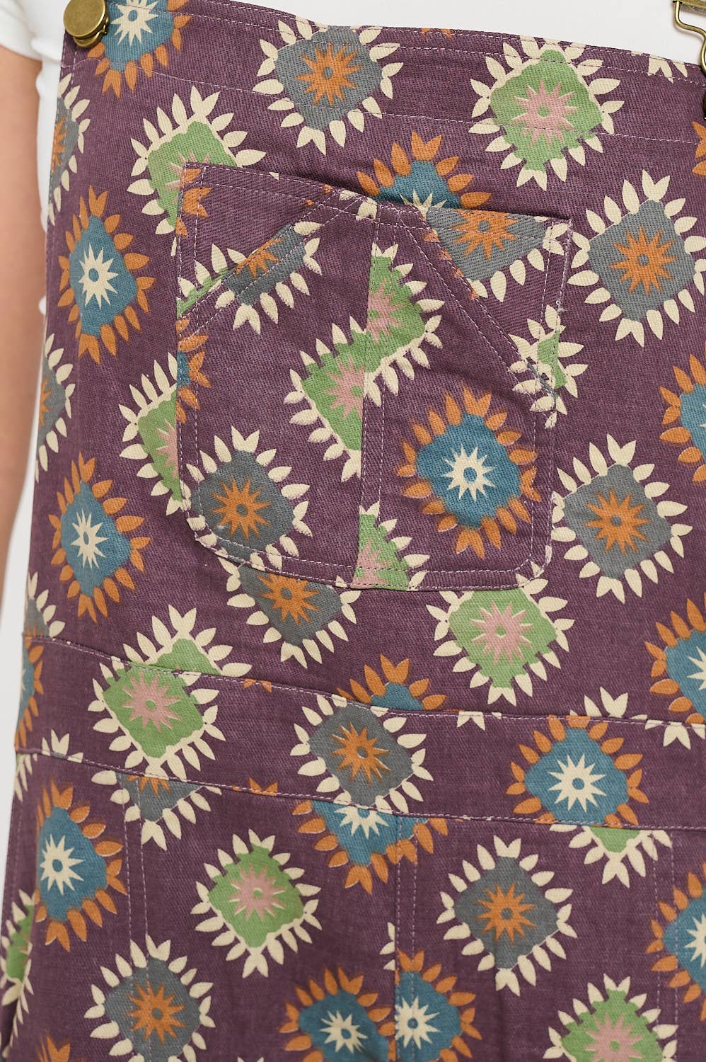 SM WARDROBE - Wholesale Overall - Dames -  KATOENEN OVERALL MET BLOEMENPRINT1