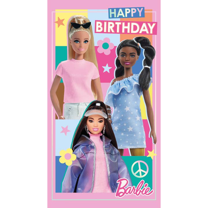 Danilo Promotions Ltd – wholesale Birthday card – Barbie Sticker Birthday Card2