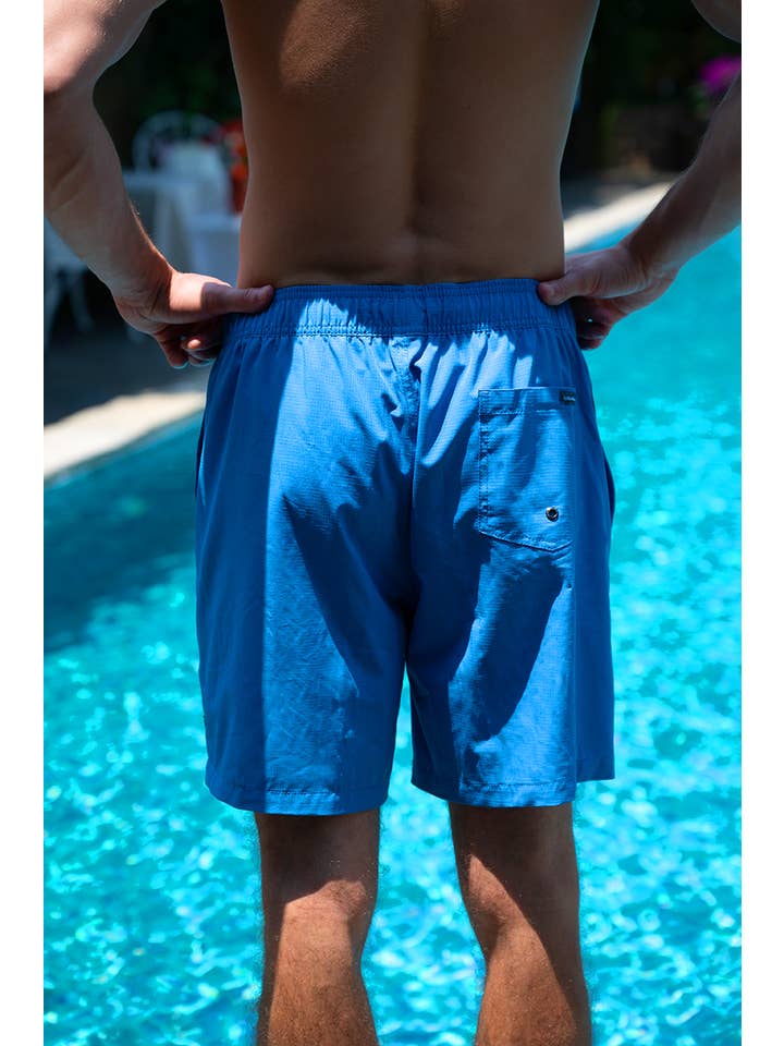 Islandhaze - Wholesale Swim Shorts - Men's - 6'' Inch Men's Solid new texture shorts-Oman20