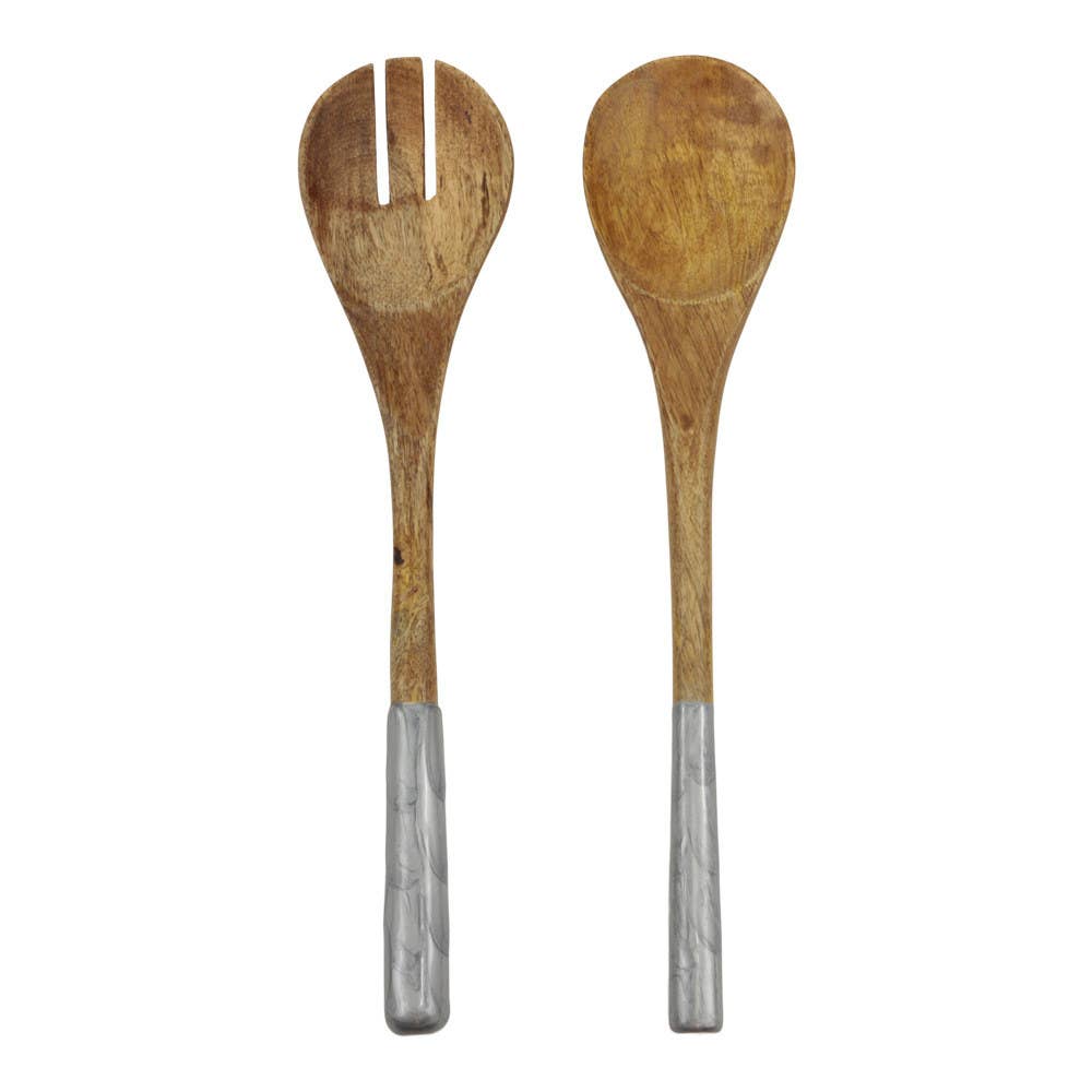 EARTHWARE - Wholesale Serving Utensil - Nina mango wood salad set0